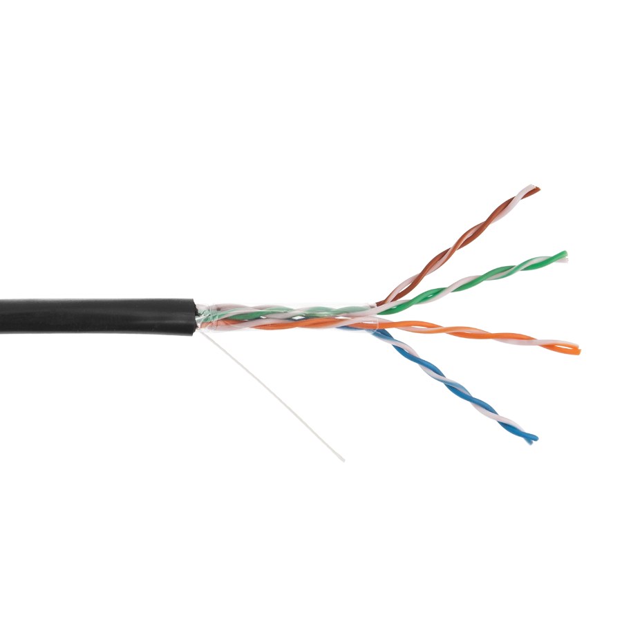 Кабель сетевой NETLAN CCA-UU004-5E-PE-BK
