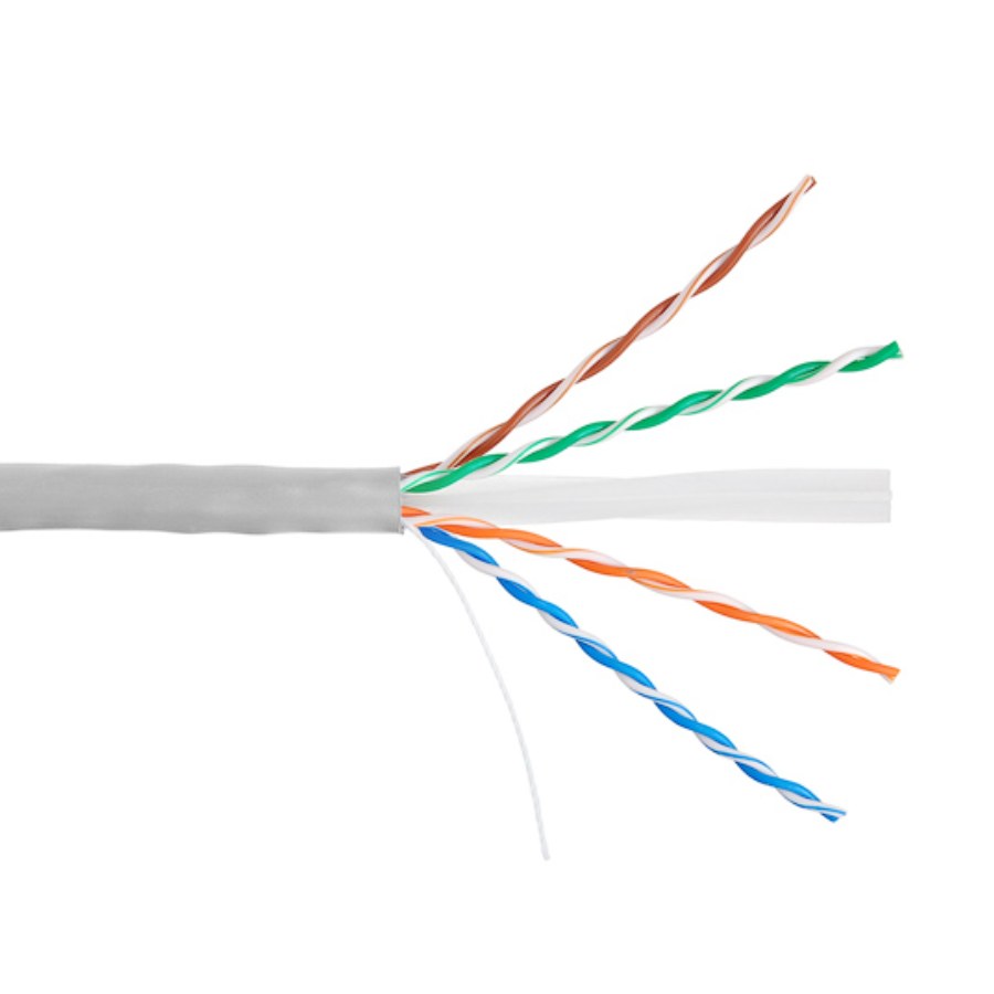 Кабель сетевой NETLAN EC-UU004-6-PVC-GY